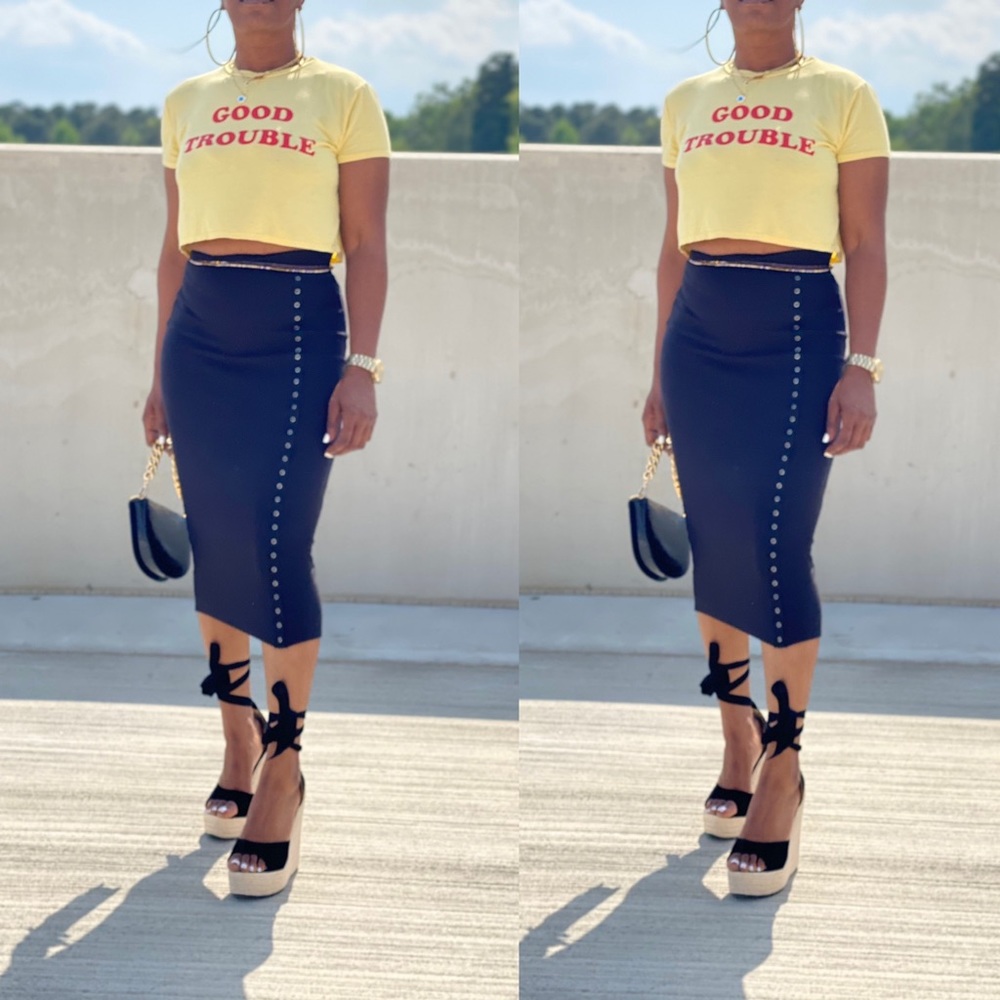 “ Good Trouble” Crop Tee
